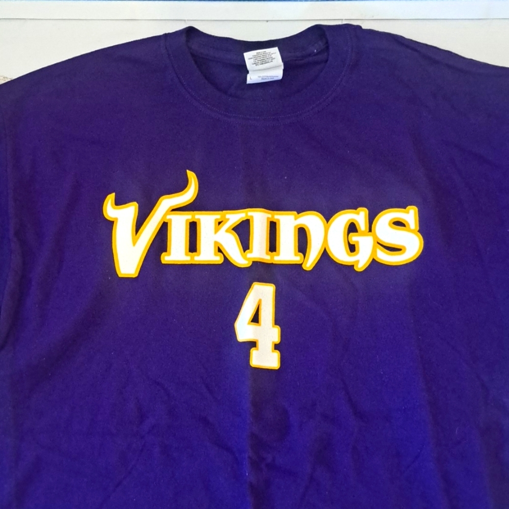 BRAND NEW VIKINGS BRETT FAVRE SHIRT JERSEY LARGE